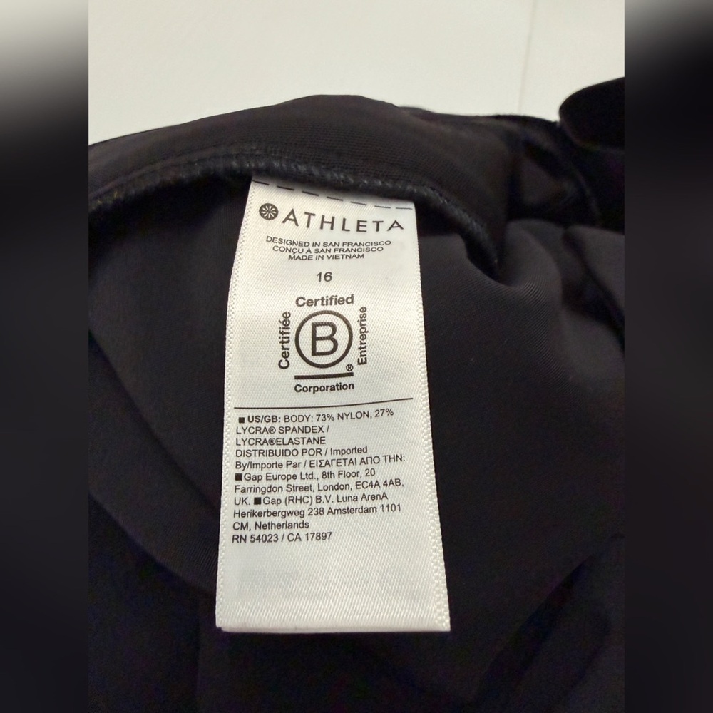Athleta Stella Trouser Pants High Waist Pockets - 16 - Picture 9 of 15